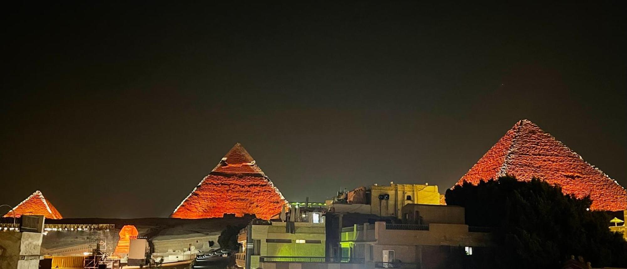 King Ali Pyramids View Inn Kafret el-Gabal エクステリア 写真